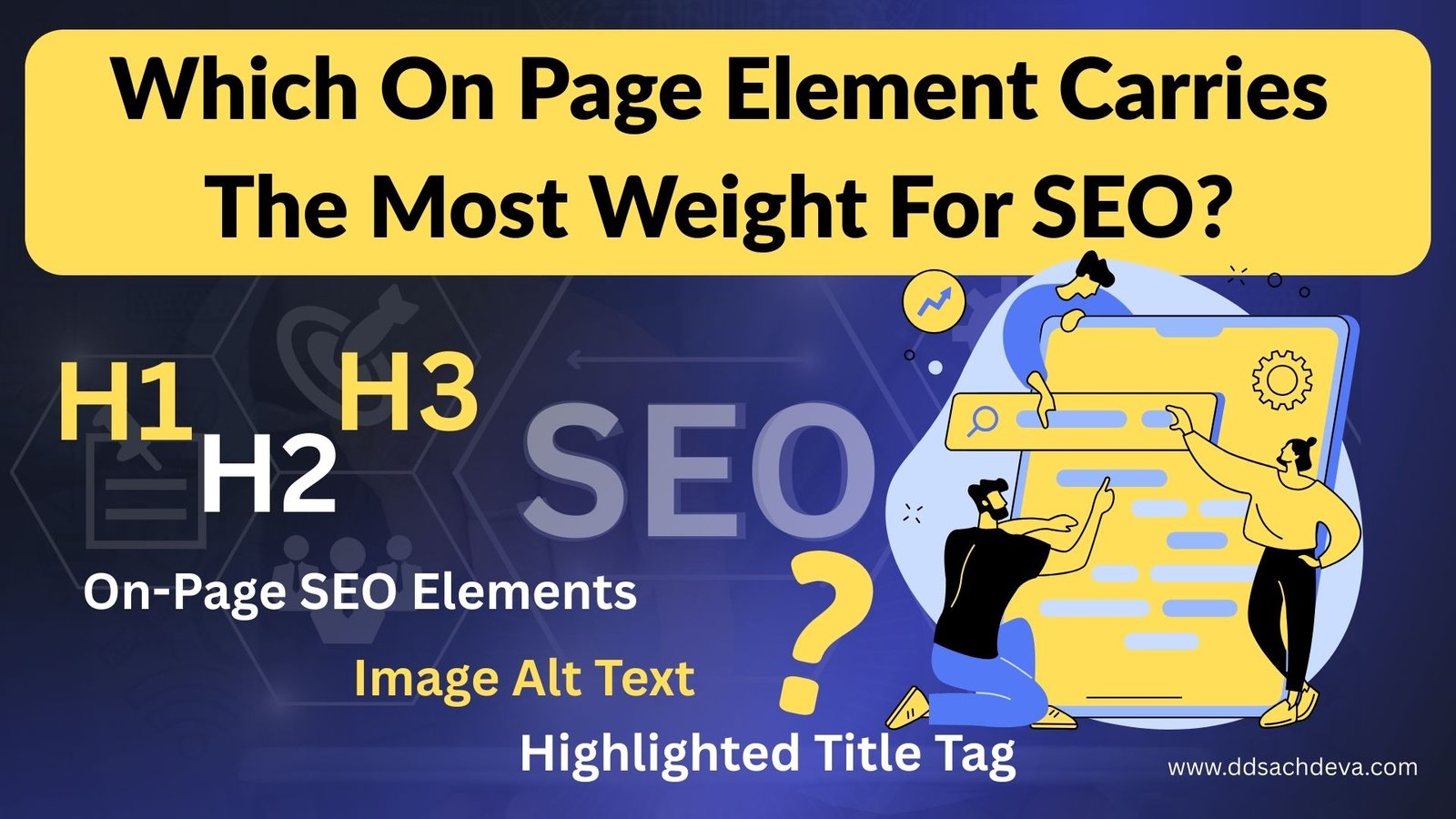 Which On Page Element Carries The Most Weight For SEO - ddsachdeva.com