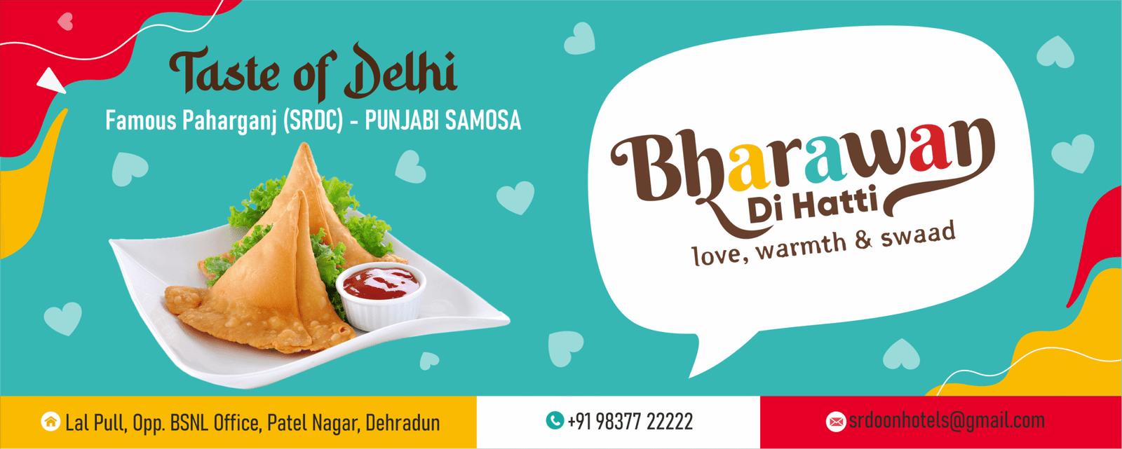 Logo design and Brand identity for Bharawan Di Hatti, Dehradun, designed by D D Sachdeva – Brand Consultant in Dehradun India