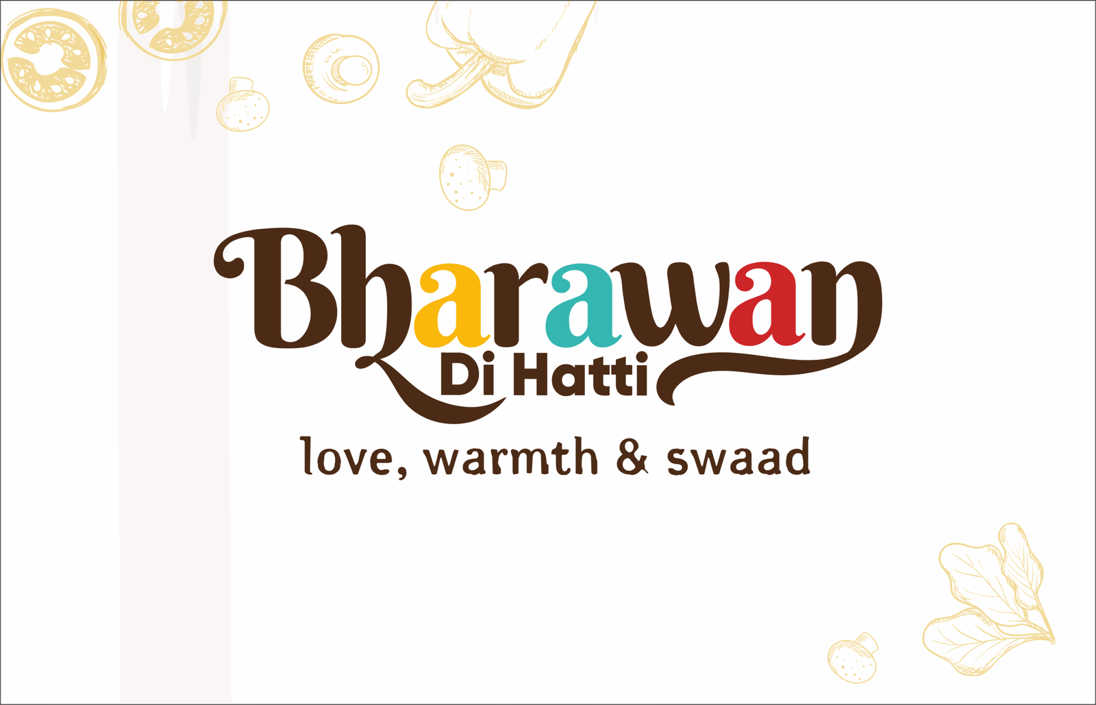 Logo design and Brand identity for Bharawan Di Hatti, Dehradun, designed by D D Sachdeva – Brand Consultant in Dehradun India