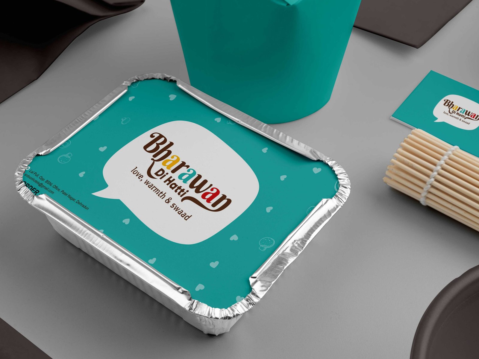 Logo design and Brand identity for Bharawan Di Hatti, Dehradun, designed by D D Sachdeva – Brand Consultant in Dehradun India