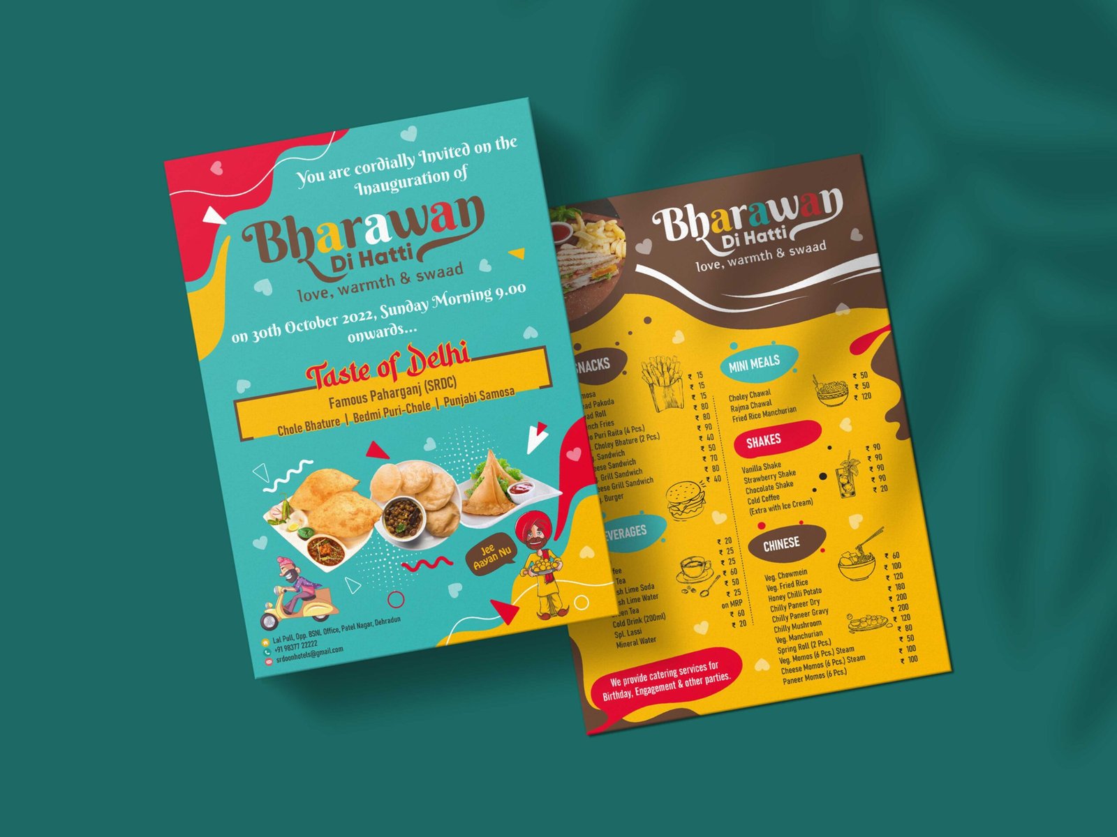 Logo design and Brand identity for Bharawan Di Hatti, Dehradun, created by D D Sachdeva – Brand Consultant in Dehradun India