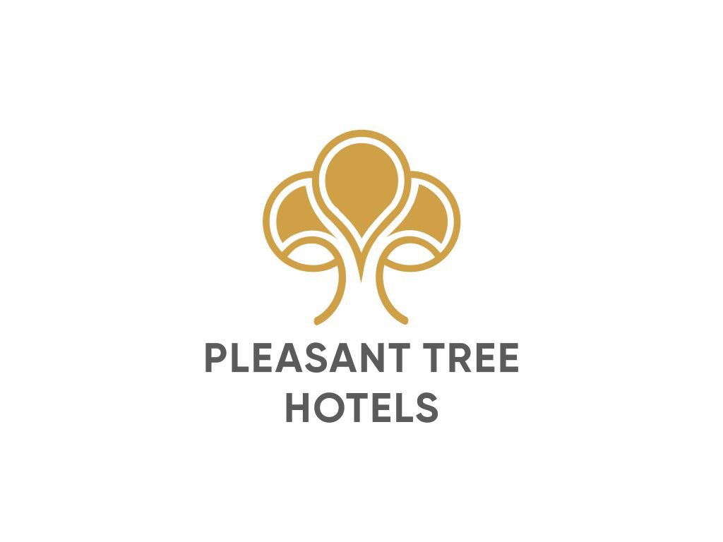 Professional hotel logo design for Pleasant Tree Hotels in Dehradun
